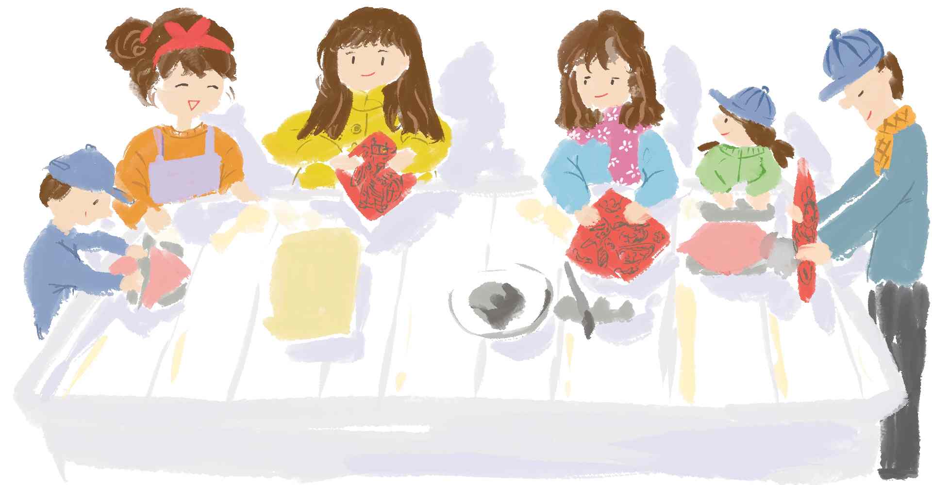 桃花坞作画