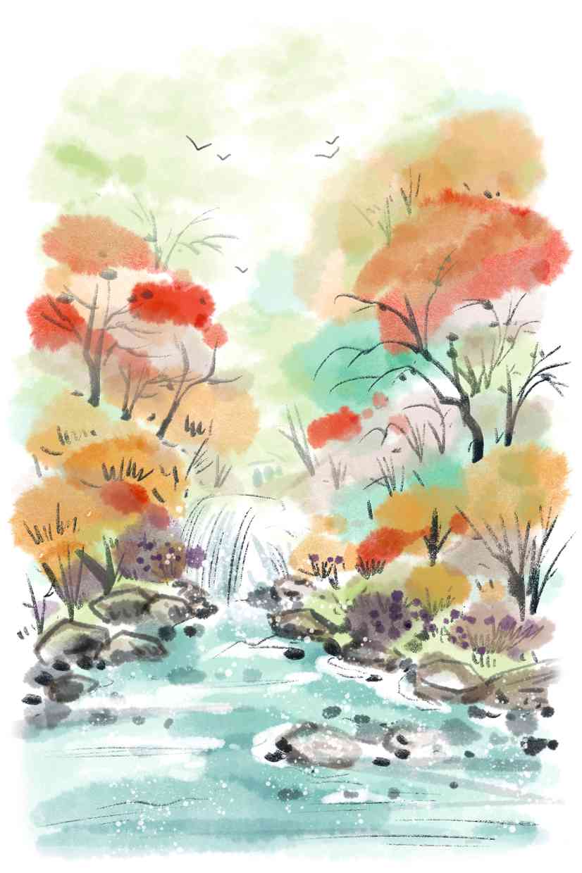 秋行官滩沟