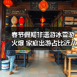 春节假期非遗游冰雪游火爆 家庭出游占比近八成(图4) 春节假期非遗游冰雪游火爆 家庭出游占比近八成(图4)