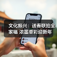 文化振兴:送春联拍全家福 浓墨重彩迎新年(图2) 文化振兴:送春联拍全家福 浓墨重彩迎新年(图2)