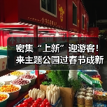 密集“上新”迎游客!来主题公园过春节成新年俗(图4) 密集“上新”迎游客!来主题公园过春节成新年俗(图4)