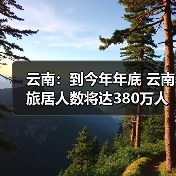 云南：到今年年底 云南旅居人数将达380万人（图3）
