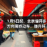 1月5日起，北京增开多方向高铁动车，提升环京市郊通勤体验（图1）