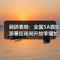 调研表明:全国5A级旅游景区夜间开放率增加至63%(图1) 调研表明:全国5A级旅游景区夜间开放率增加至63%(图1)