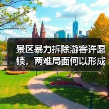 景区暴力拆除游客许愿锁,两难局面何以形成?(图4) 景区暴力拆除游客许愿锁,两难局面何以形成?(图4)