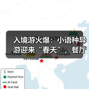 入境游火爆:小语种导游迎来“春天”,餐厅服务员上演川剧变脸(图2) 入境游火爆:小语种导游迎来“春天”,餐厅服务员上演川剧变脸(图2)
