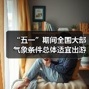 “五一”期间全国大部气象条件总体适宜出游（图2）