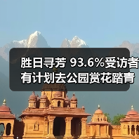 胜日寻芳 93.6%受访者有计划去公园赏花踏青(图1) 胜日寻芳 93.6%受访者有计划去公园赏花踏青(图1)