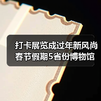 打卡展览成过年新风尚 春节假期5省份博物馆接待游客超500万人次(图3) 打卡展览成过年新风尚 春节假期5省份博物馆接待游客超500万人次(图3)