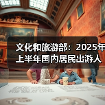 文化和旅游部:2025年上半年国内居民出游人次32.85亿,出游花费3.15万亿元(图4) 文化和旅游部:2025年上半年国内居民出游人次32.85亿,出游花费3.15万亿元(图4)