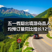 五一假期出境游商品人均预订量同比增长12%(图3) 五一假期出境游商品人均预订量同比增长12%(图3)