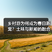 乡村游为何成为春日新宠?土味与新潮的融合之道(图1) 乡村游为何成为春日新宠?土味与新潮的融合之道(图1)