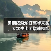 暑期旅游预订高峰来袭，大学生出游增速领跑（图3）