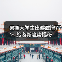暑期大学生出游激增77% 旅游新趋势揭秘（图3）