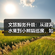 文旅服务升级：从迎宾水果到小熊猫巡房，如何打造情绪价值新体验？（图2）