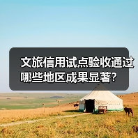 文旅信用试点验收通过 哪些地区成果显著？（图1）