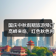 国庆中秋假期旅游预订高峰来临，红色秋色月色成消费热点（图2）