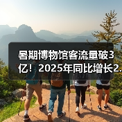 暑期博物馆客流量破3亿!2025年同比增长2.6%创纪录(图2) 暑期博物馆客流量破3亿!2025年同比增长2.6%创纪录(图2)
