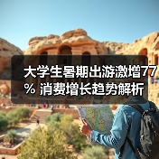 大学生暑期出游激增77% 消费增长趋势解析（图3）