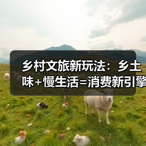 乡村文旅新玩法:乡土味+慢生活=消费新引擎?(图1) 乡村文旅新玩法:乡土味+慢生活=消费新引擎?(图1)