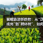 暑期旅游新趋势:从 暑期旅游新趋势:从