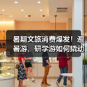 暑期文旅消费爆发!避暑游、研学游如何撬动消费热潮?(图1) 暑期文旅消费爆发!避暑游、研学游如何撬动消费热潮?(图1)