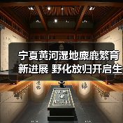 宁夏黄河湿地麋鹿繁育新进展 野化放归开启生物多样性保护新篇章（图1）