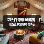 深秋白鹭翩跹起舞,江畔成靓丽风景线(图1) 深秋白鹭翩跹起舞,江畔成靓丽风景线(图1)