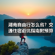 湖南自由行怎么省?交通住宿避坑指南附预算表(图1) 湖南自由行怎么省?交通住宿避坑指南附预算表(图1)