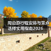 周边游行程安排与景点选择实用指南2026(图4) 周边游行程安排与景点选择实用指南2026(图4)