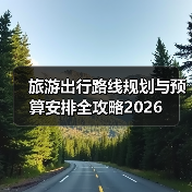 旅游出行路线规划与预算安排全攻略2026(图1) 旅游出行路线规划与预算安排全攻略2026(图1)
